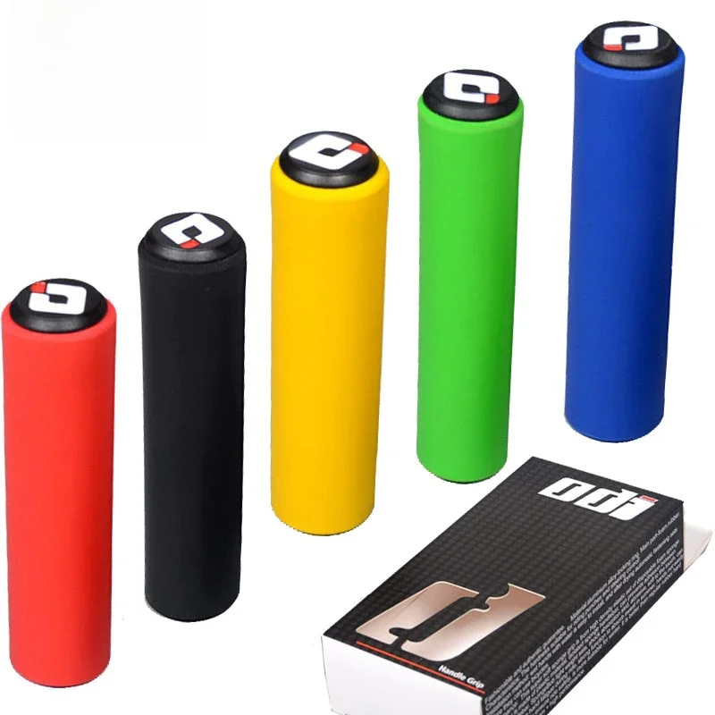 AliExpress NONE ODI Mountain Bike Grips Handles Mtb Cuffs Silicone Handles For Bicycle Handlebar Cover Ergonomic Lock On Grips With Bar Ends