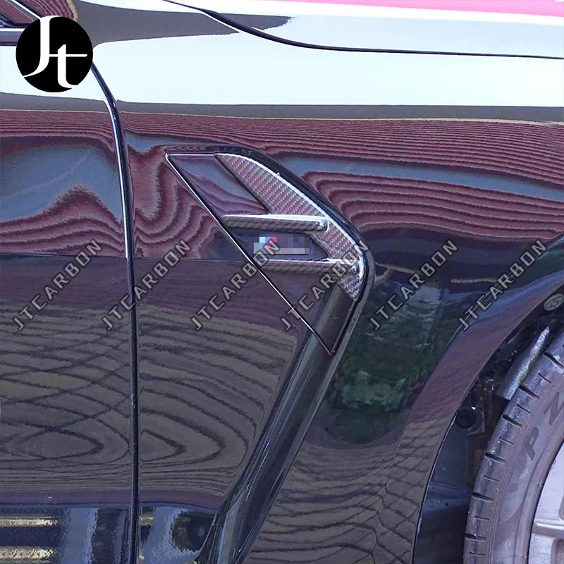 

Dry Carbon Fiber Spoiler Styling Front Side Air Vent Cover Fender Trim for BMW G80 M3 G82 G83 M4 Models 2021-2015