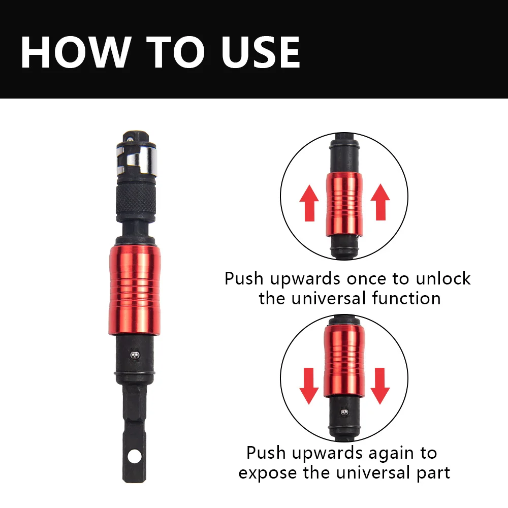 Pivoting Drill Screwdriver Bit Holder Extender for Leatherman MUT/EOD/Skeletool/CX/Wave/Surge/Charge AL view 6