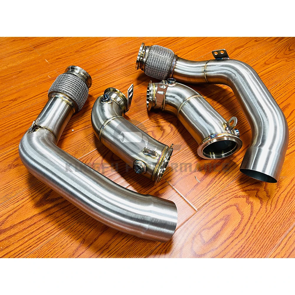 

KUNGFU PERFORMANCE Race Catless F90 M5 Competition Downpipe For S63 Engine M8 4.4T V8 2017+