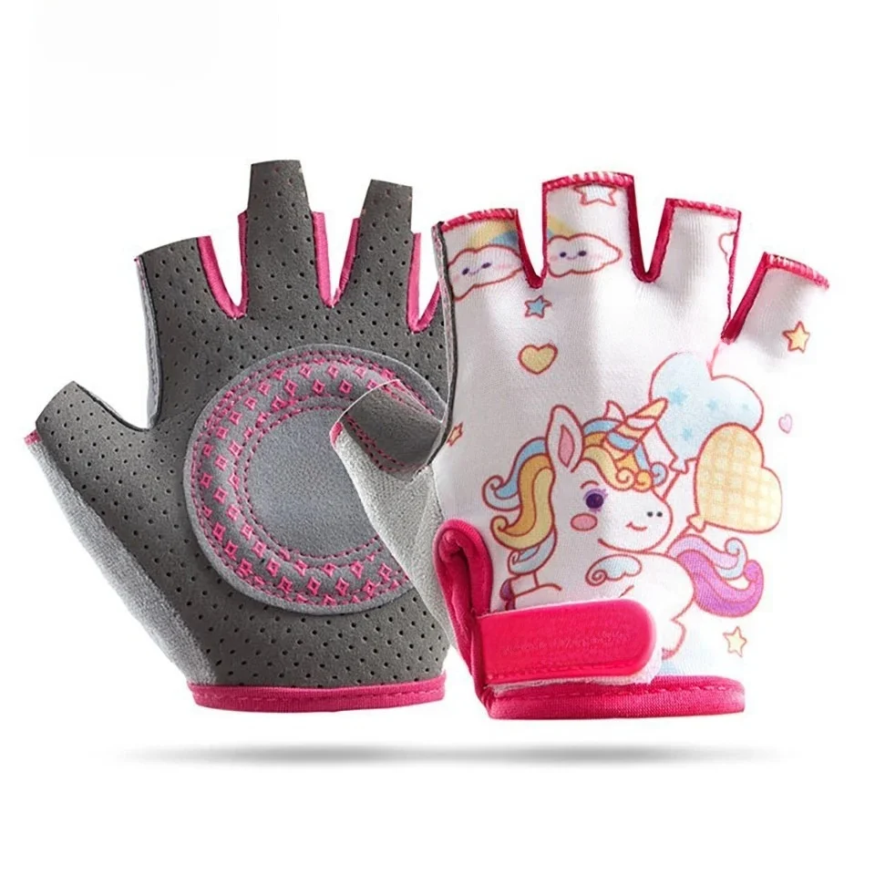 AliExpress GTUBIKE 1 Pair Non-slip Children's Cycling Gloves Light Weight Breathable Half Finger Bike Gloves Shock-Absorbing Protective
