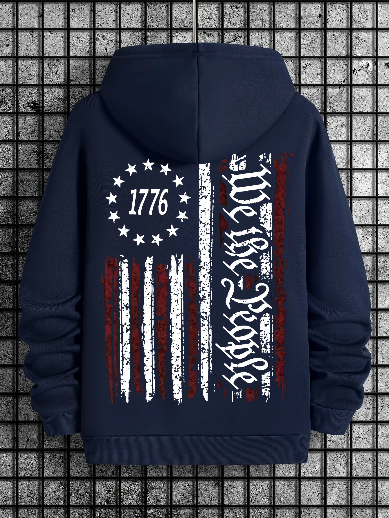 

New Cozy Mens American Flag Print Hooded Sweatshirt Male Casual Fashion Long Sleeved Jogging Clothes Oversized Sportswear