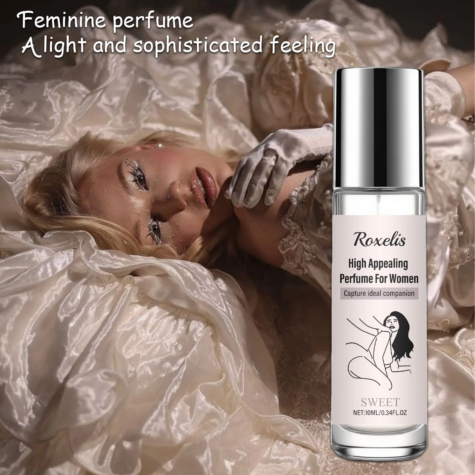 Roxelis Sweet Floral Perfume for Women Long Lasting Multi-Layer Scent Portable Light Perfume Ideal for Daily Commute And Dating