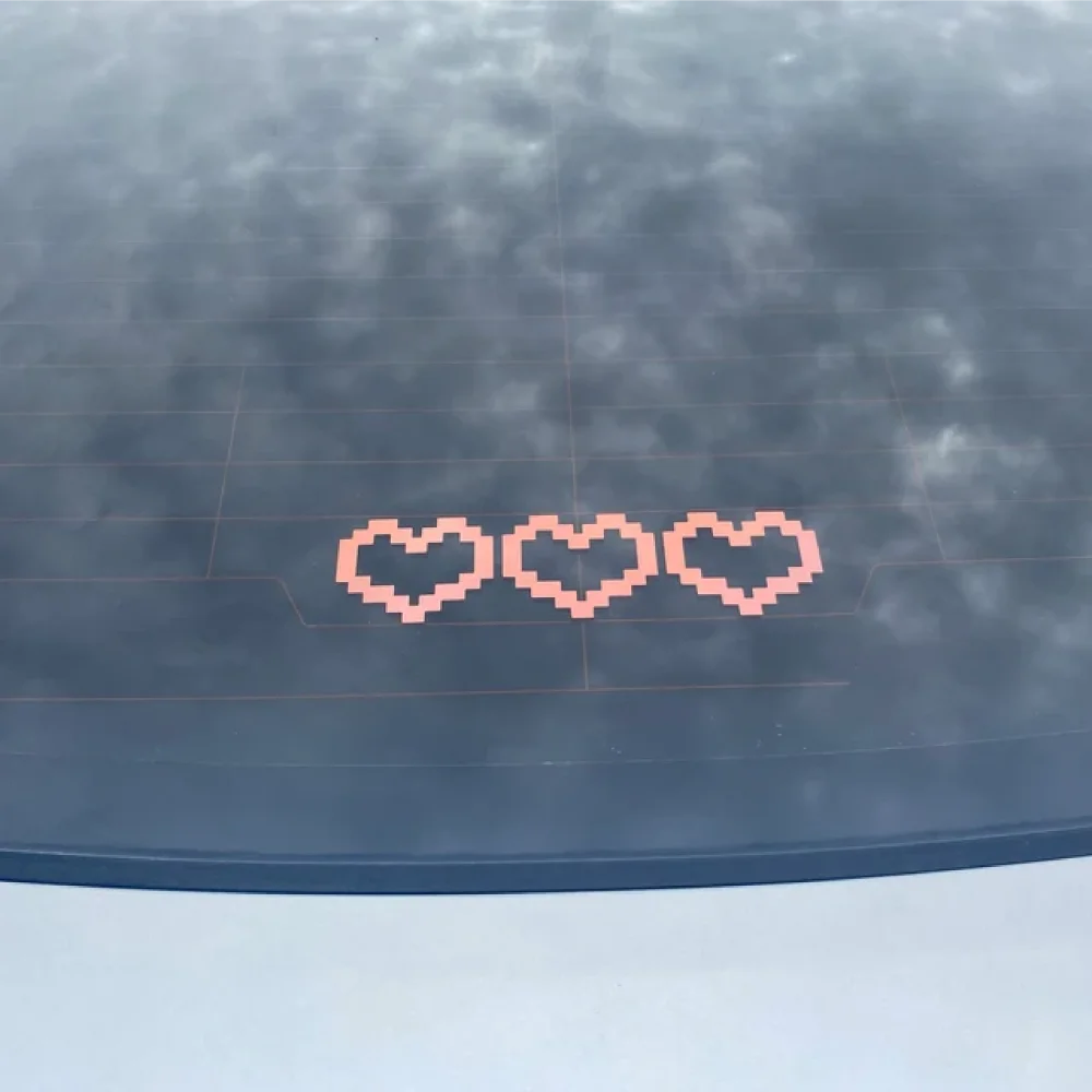 Personal isierte Mosaik Liebe Auto Aufkleber und Abziehbilder Autozubehör Aufkleber wasserdicht Auto/Laptop/Fenster/Motorrad