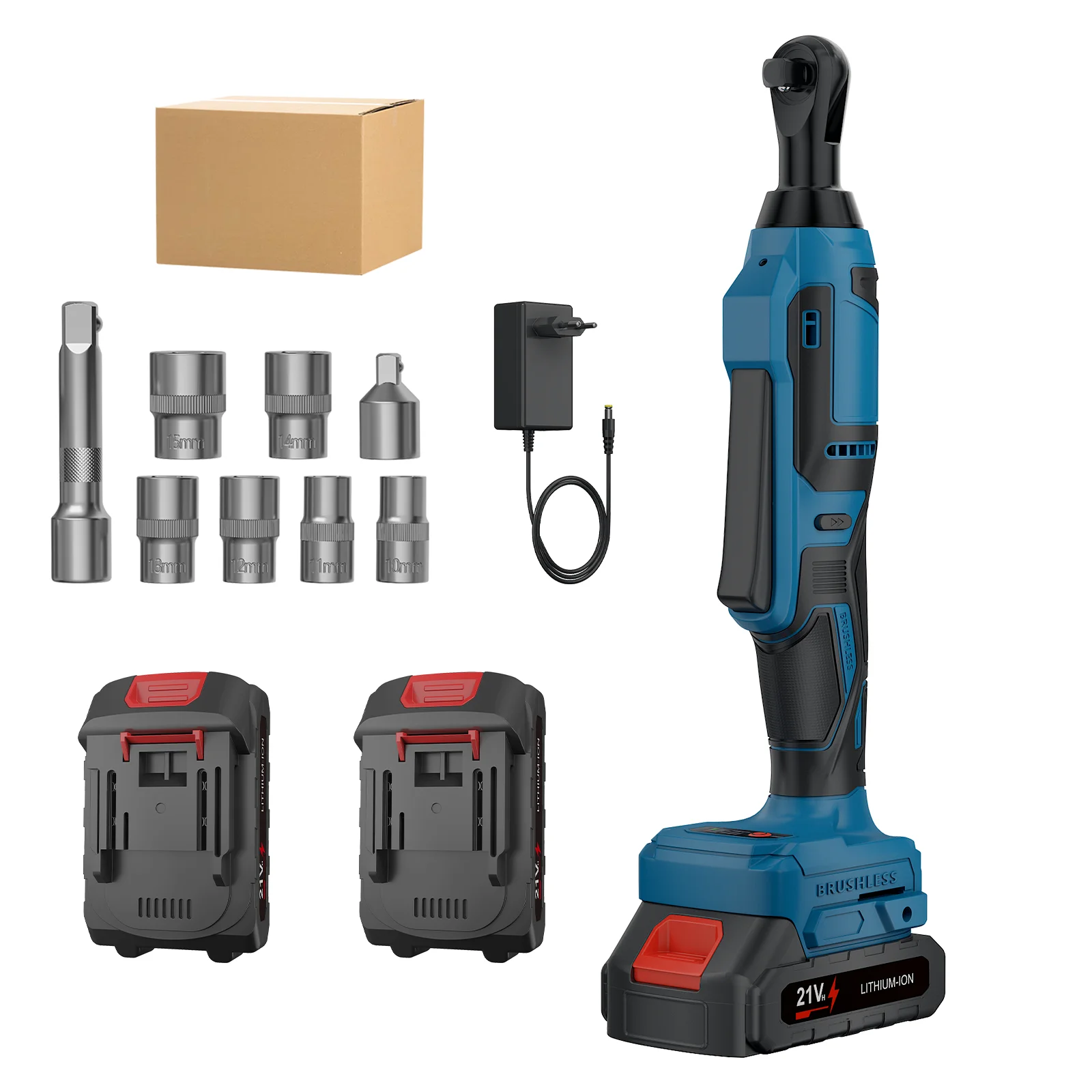Akku-Drehmomentschlüssel mit Winkelmechanismus, 250 Nm, 3/8 Zoll, bürstenloser Schraubenschlüssel zum Ausziehen von Schrauben und Muttern, Autoreparaturwerkzeug für Makita-Akkus.