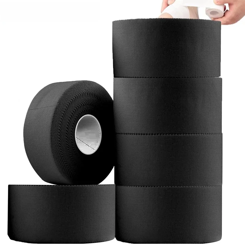 1 rouleau de ruban de sport athlétique pré-enveloppe, solide, facile à déchirer, sans résidus collants, pour doigts, chevilles, blessure au poignet, Football