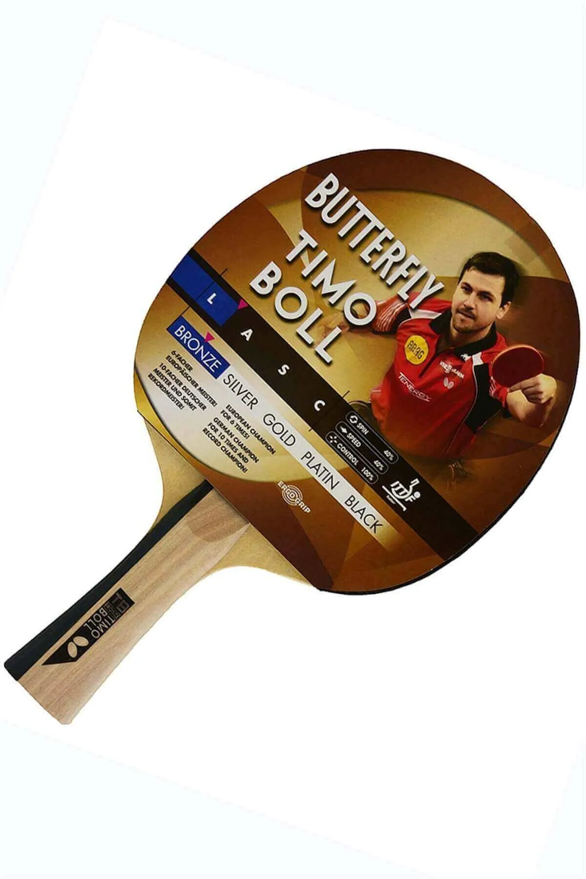 Butterfly Boll Bronze ITTF Approved Table Tennis Racket - 85011