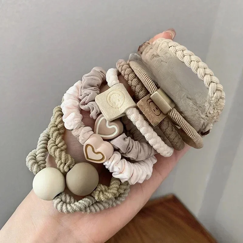 Opaski do włosów Scrunchies dla kobiet dziewczynki elastyczna gumka do gumek do włosów paski podwiązka uchwyt na kucyk opaska do włosów Scrunchy — zdjęcie 2