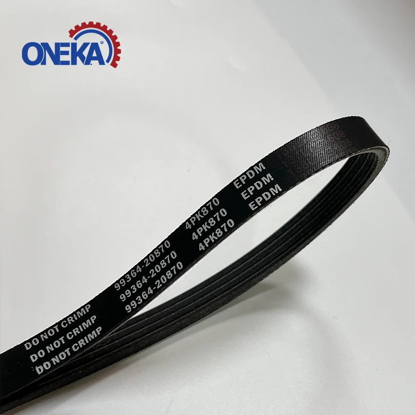 ONEKA EPDM Serpentine Belt 4PK870 9936420870 for Ford Toyota Tacoma Hyundai Nissan Mazda RX-8