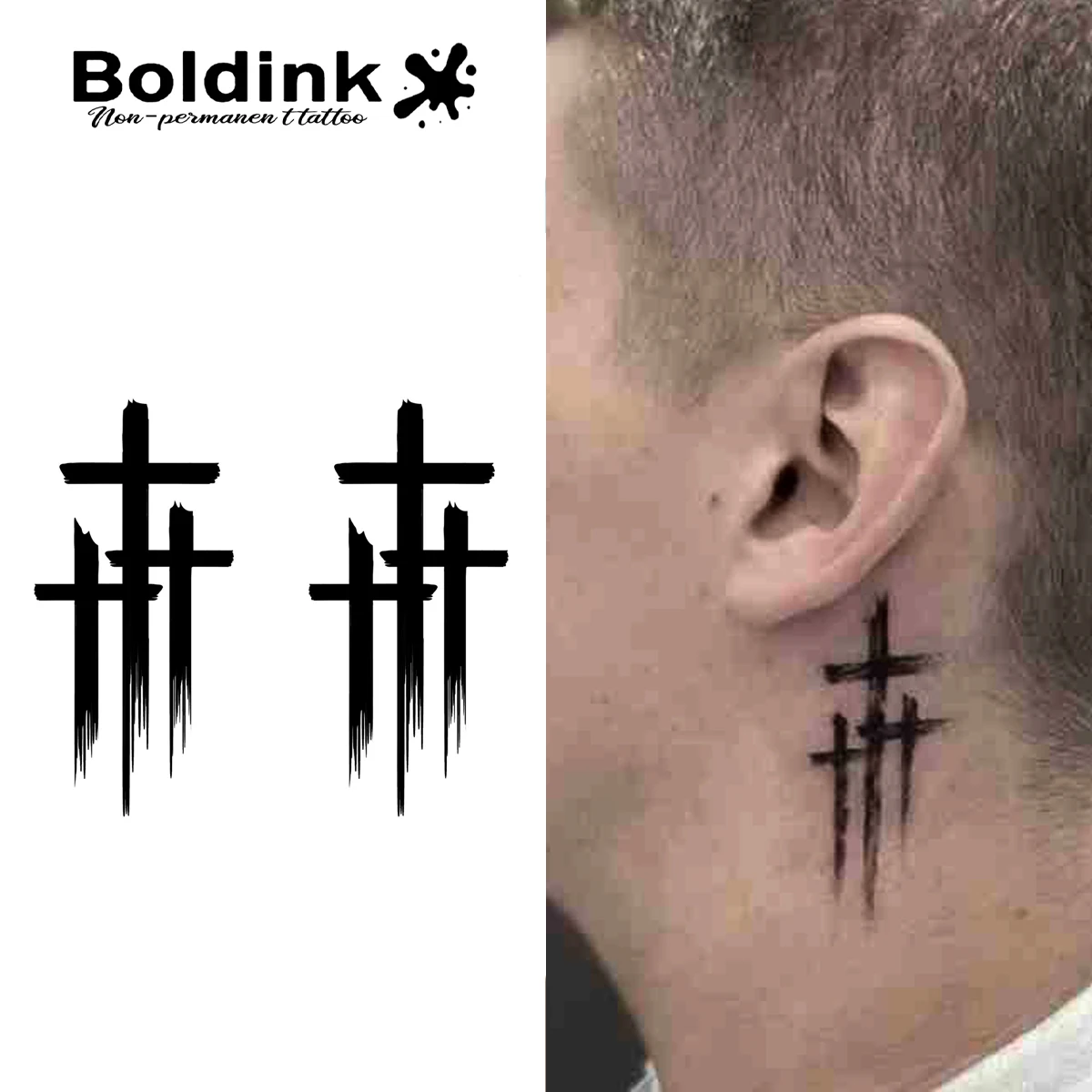 

Ten Temporary Tattoo,Lasts To 15 Days New Technology Magic Waterproof Semi Permanent Sticker.