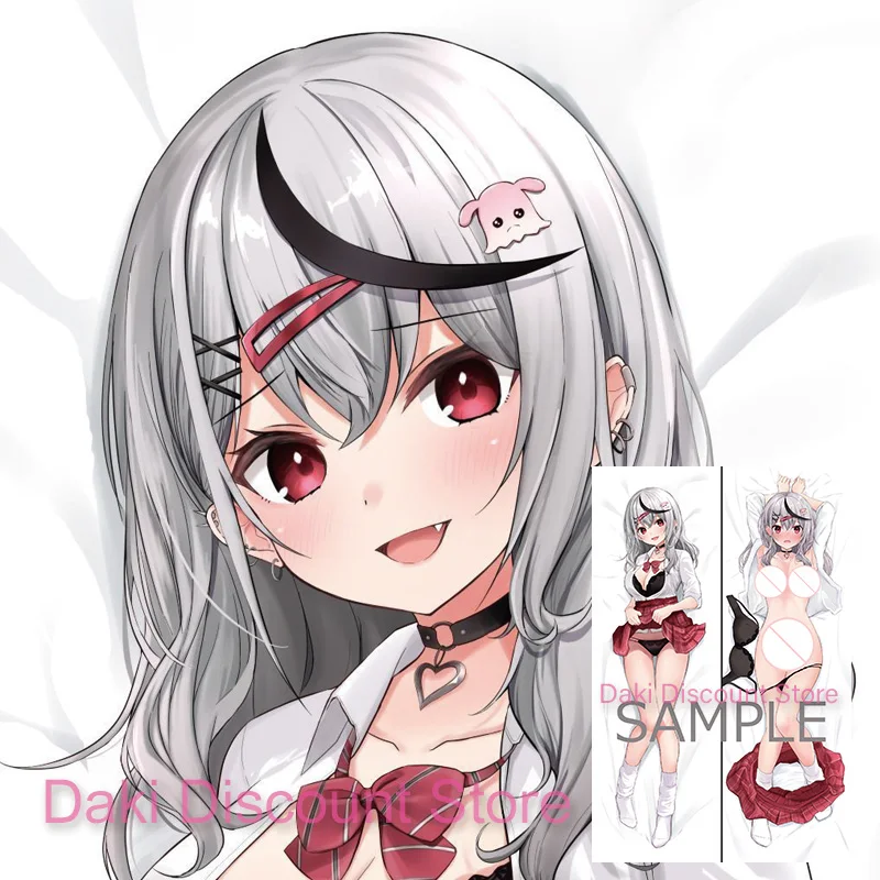

Dakimakura Sakamata Chloe VTuber Anime Double Sided Print Life Size Body Pillow Cover Pillowcase Gift