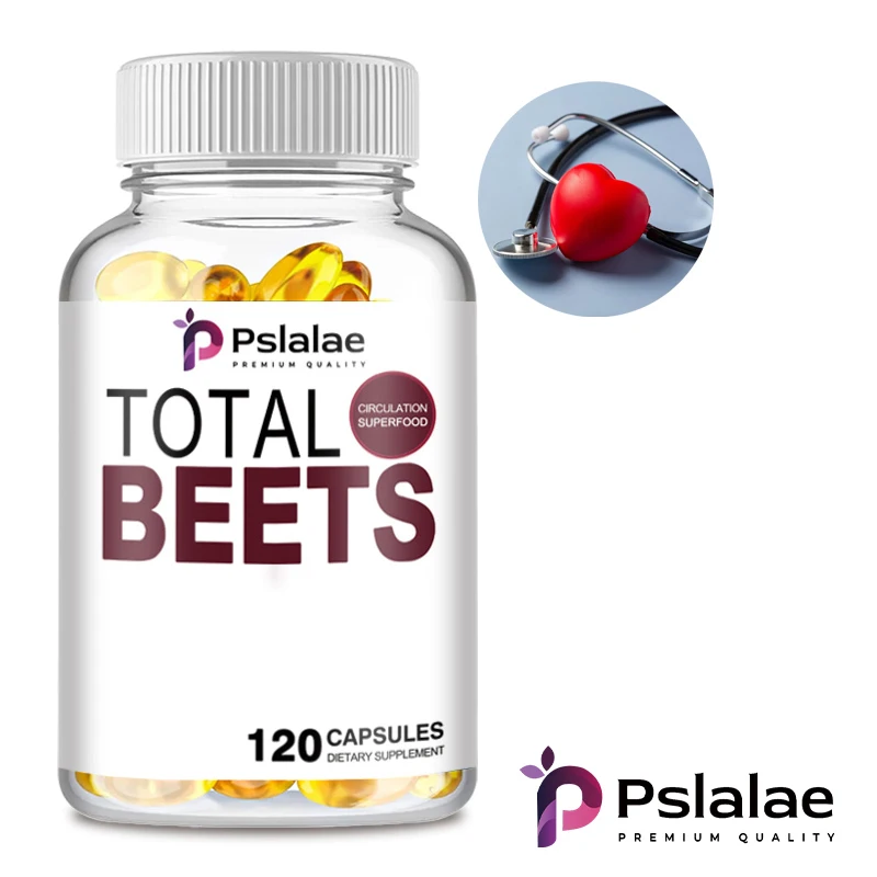 Total Beet - Heart Health, Promotes Circulation and Blood Flow - 120 Capsules