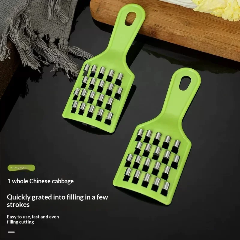 Handheld Cabbage Shredder Vegetable Grater Stainless Steel Blade Vegetable Slicer  Kitchen Gadget for Making Dumpling Fillings