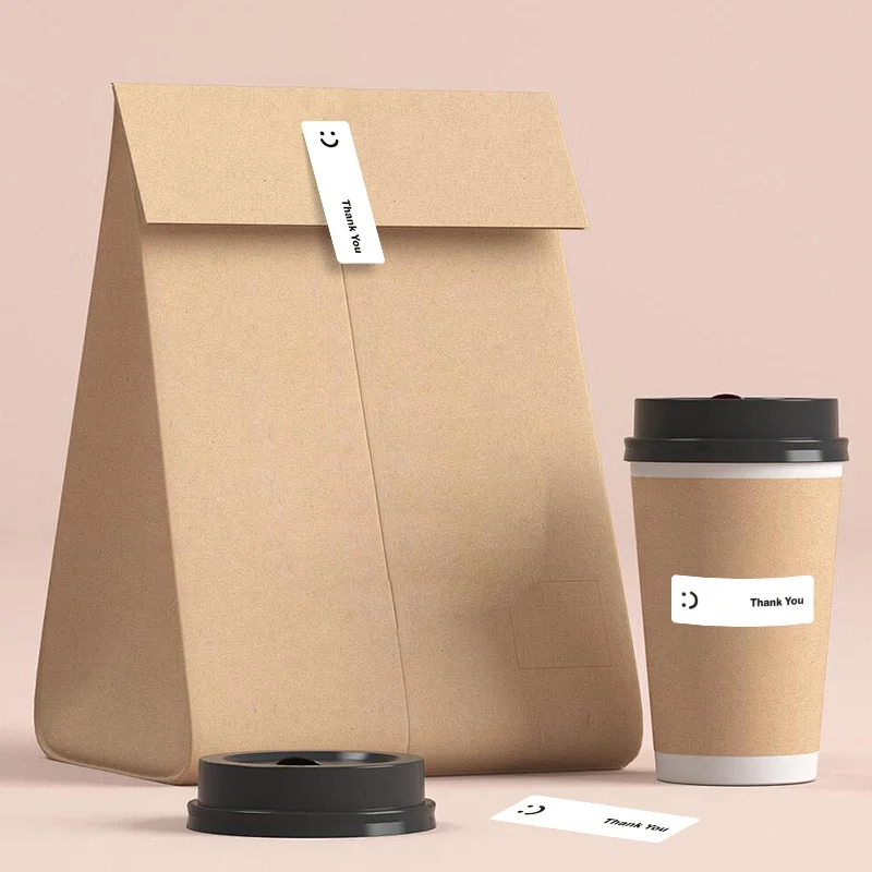 KAYSION 120 Pz/rotolo Grazie Adesivo Sigillo Etichetta Piccola Affari Pacchetto Adesivo Sorriso Viso Per E Ascondere Frigo Regalo Sigillatura