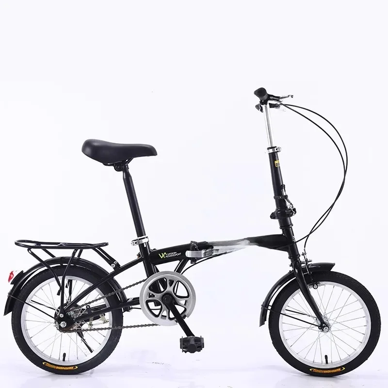 AliExpress SKIG 16-inch Folding Bicycle Lightweight Adult Bicycle Students' Small Single-speed Bicycle Gift Bicycle Export And Cross-border