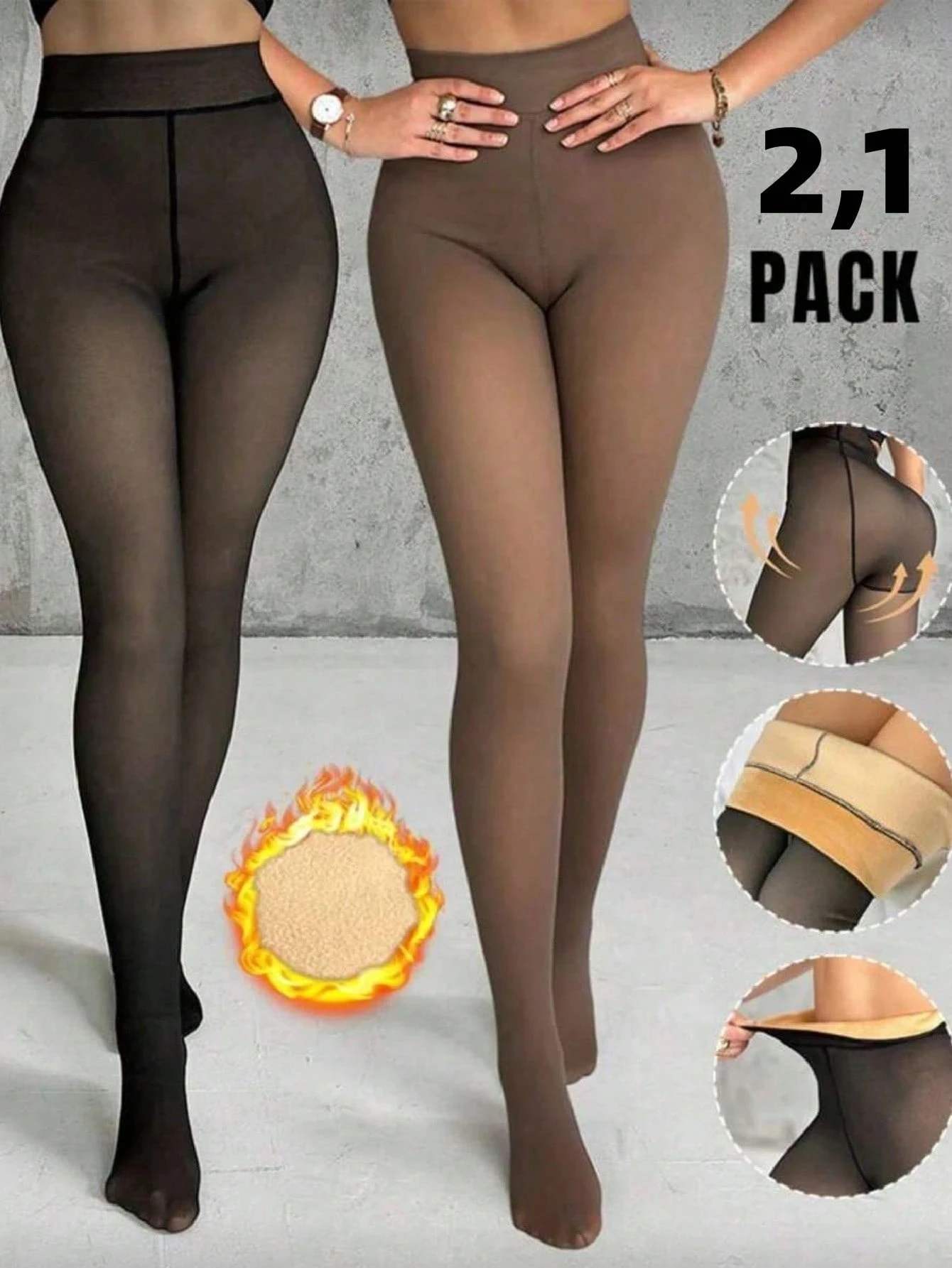 2/1pcs women's socks fleece pantyhose special promotion Y2K style cute sports fun fashion gift
