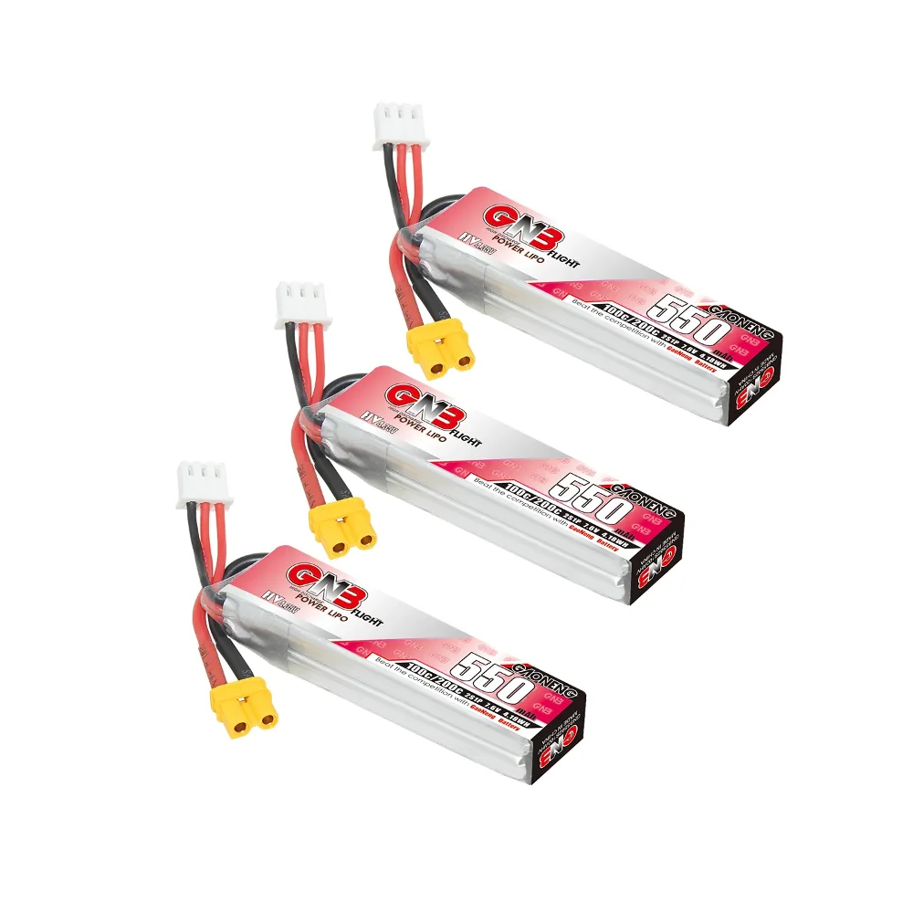 GNB 2S 7,6 V 550 mAh 100C/200C HV Lipo Batterie Für Happymodel FPV Racing Cine Whoop BetaFPV RC Drone Mit XT30U-F Stecker