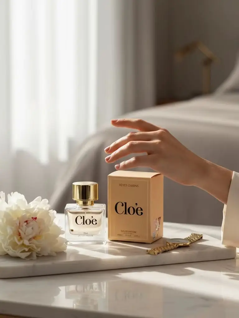 Reyes Queens - Clo'E Eau De Parfum 50ml. Femininer Duft mit einem sanften, eleganten, pudrigen Blumenduft und einer warmen und zarten Basis.