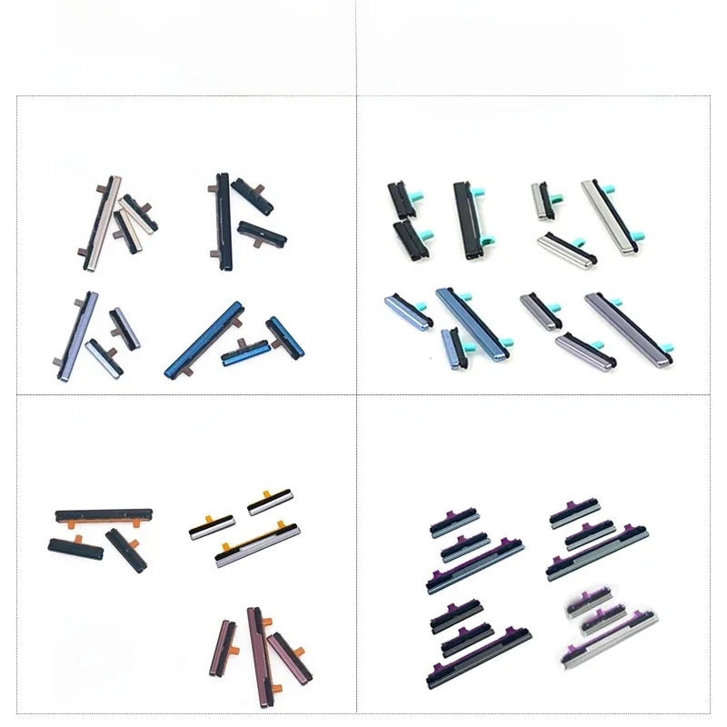 Volume d'alimentation marche/arrêt + bouton Bixby pour Samsung Galaxy S8 S9 S10 Plus bouton de touche latéral pour pièces de réparation Samsung Note 8