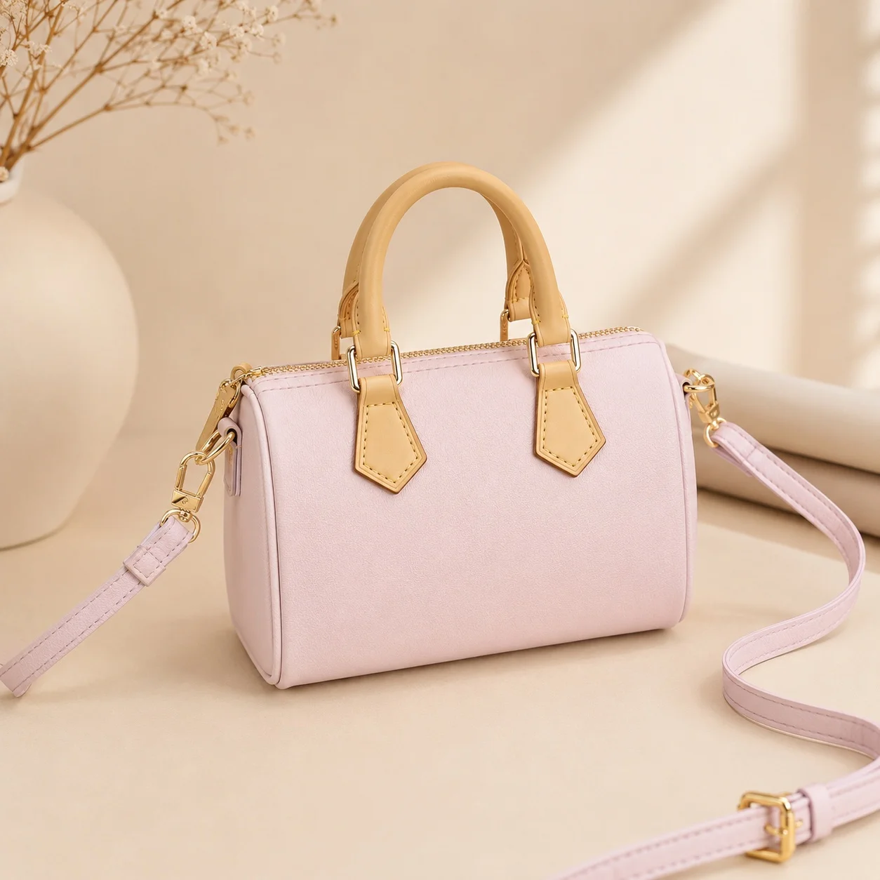 Sbeed Nono Handbag Crossbody Bag Lvsly Vutiionns No Box Pink Luxury 16x 10 X 7.5 Cm