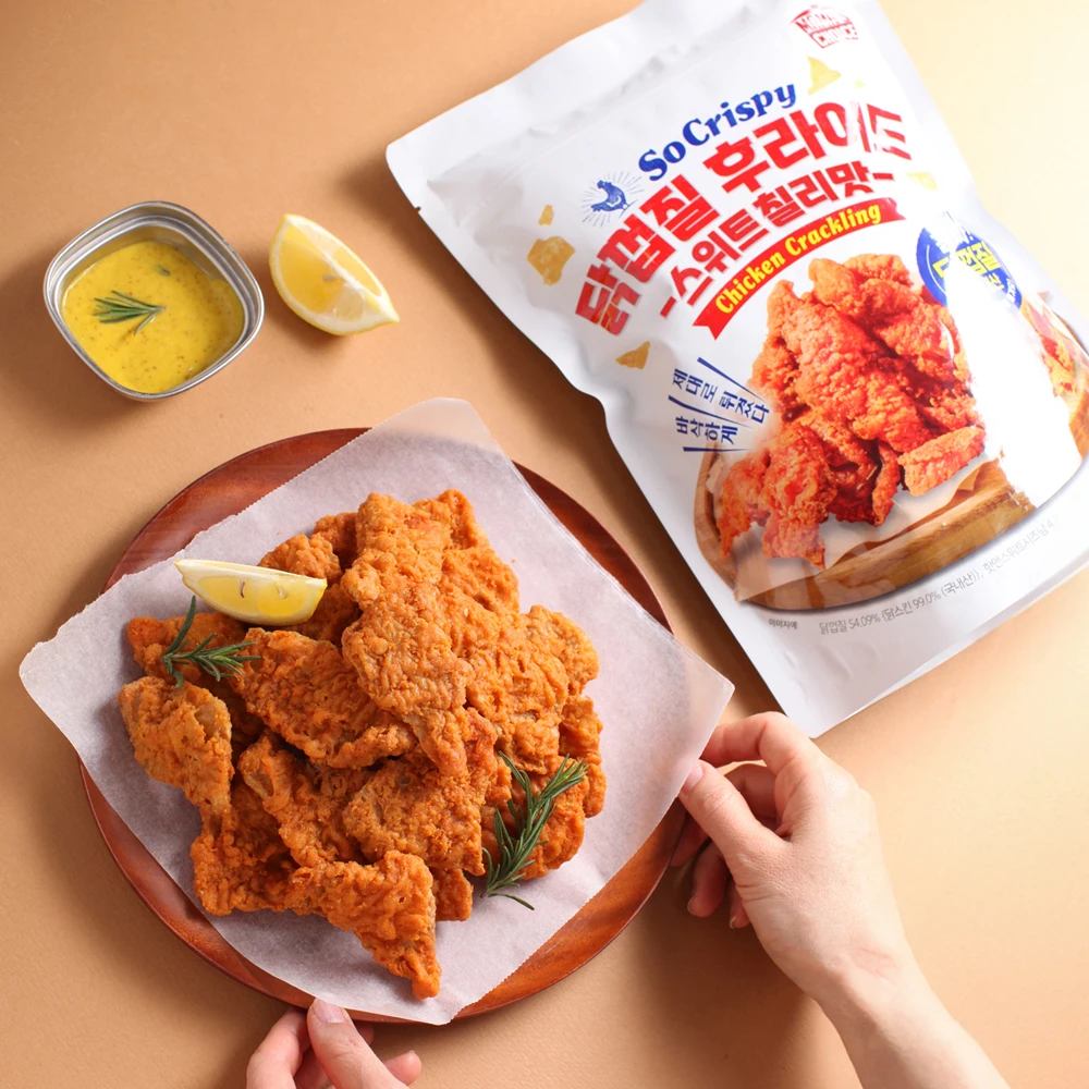 마마스초이스 닭껍질 후라이드 스위트 칠리맛 200g x 4개