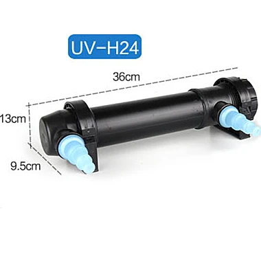 NONE 5W ~ 36W JEBO UV Sterilisator Lampe Licht Wasser Reiniger Für Aquarium Teich Aquarium Uv Filter Klärer 3
