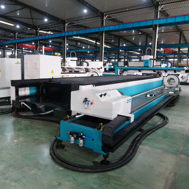 High Configuration Laser Cutting Machine Promotion Factory Price Cutting Plate Pipe c=Cutting Length 6 Meters Working Area 3015