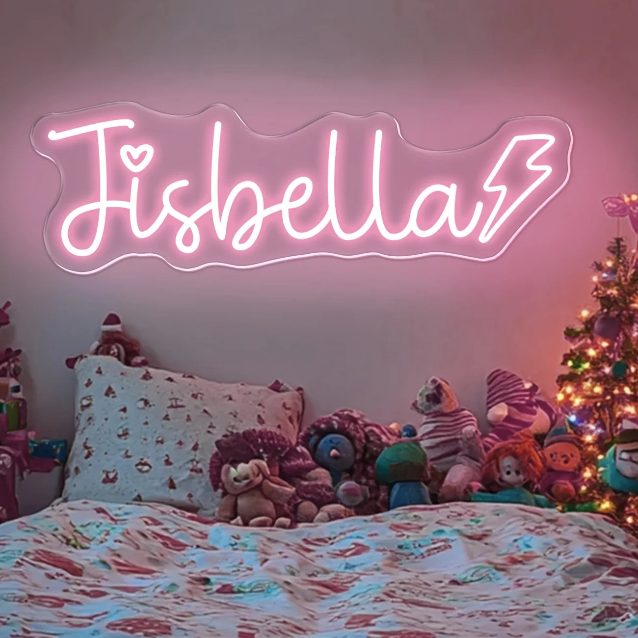 Customized Personalized Neon Signs, USB-powered LED Neon Lights, Suitable for Birthday, Bedroom, Party, Bar, Living Room Decorat