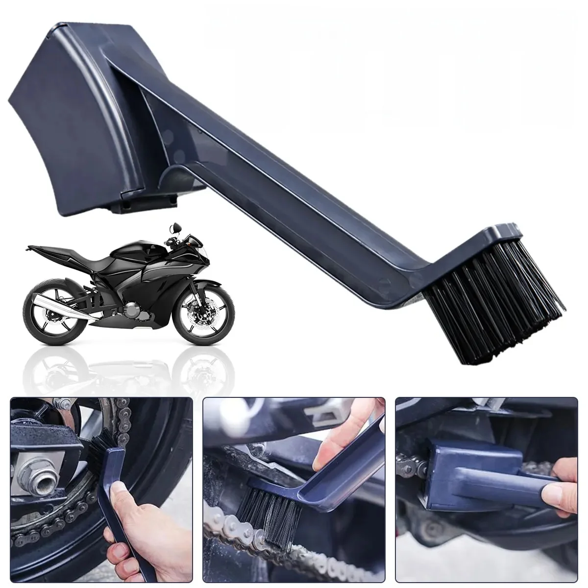 AliExpress Motorcycle Chain Cleaning Brush Gear Brush Cleaner Outdoor Cleaner Bicycle Clean Tool Kit Cycling Chain Cleaner Maintenance