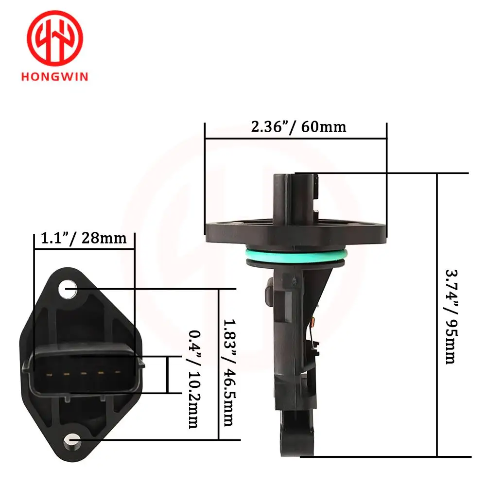 MAF Mass Air Flow Meter Sensor 22680-6N201 For Nissan Maxima Pathfinder Sentra Infiniti G20 I35 QX4 2000 2001 2002 2003 3.0 3.5L