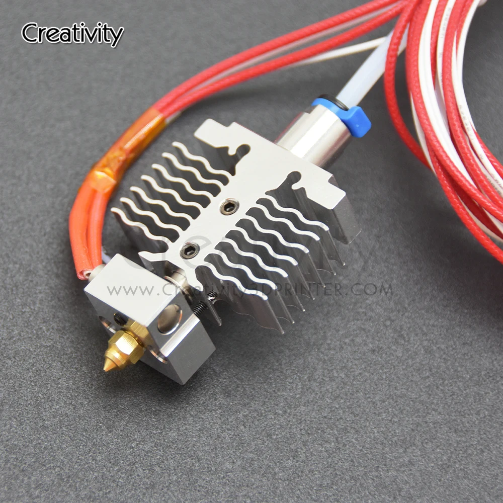 Ender 3 V2 Neo Hotend Assembled Extruder With PTFE Tubing Socks And 0.4MM Nozzles for Ender 3 V2 Neo/Ender 3 Max Neo/Ender 3 Neo