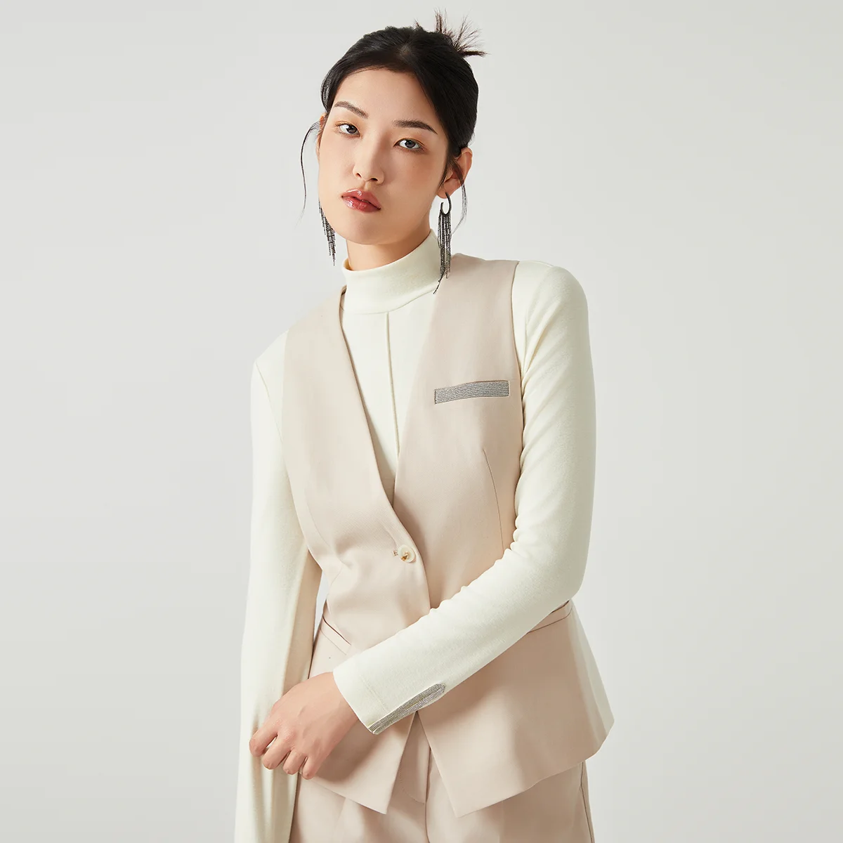 Gilet da donna K2548W senza ma - Tailored Coat Wool recensione e prezzo