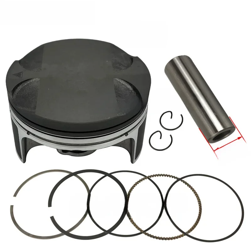 Zongshen NC250 akcesoria do cylindrów motocyklowych NC 250 XZ250R T6 ZS177MM pierścień tłokowy silnika średnica tłoka 77mm pin 16mm — zdjęcie 2