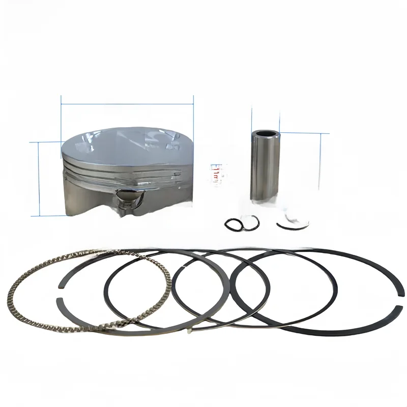 Część silnika skutera 62mm + 200 Big Bore dla Honda WW150AM PCX150 SH150 ABS PCX160 ADV Stylo Vario 160CC Pierścienie tłokowe Zestaw sworznia 14mm — zdjęcie 2