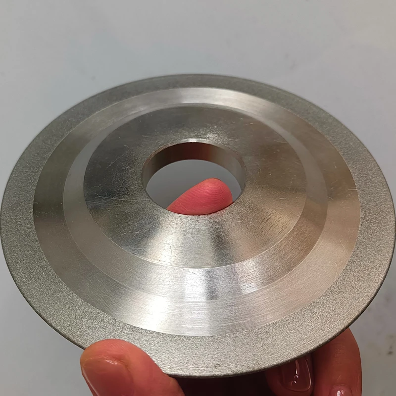 Diamant-Bogen-SDC-Schleifscheibe für Stahl, Glas, Keramik, R-Bogen-Legierungs-Schleifscheibe 100mm 125mm 150mm – Detail 10