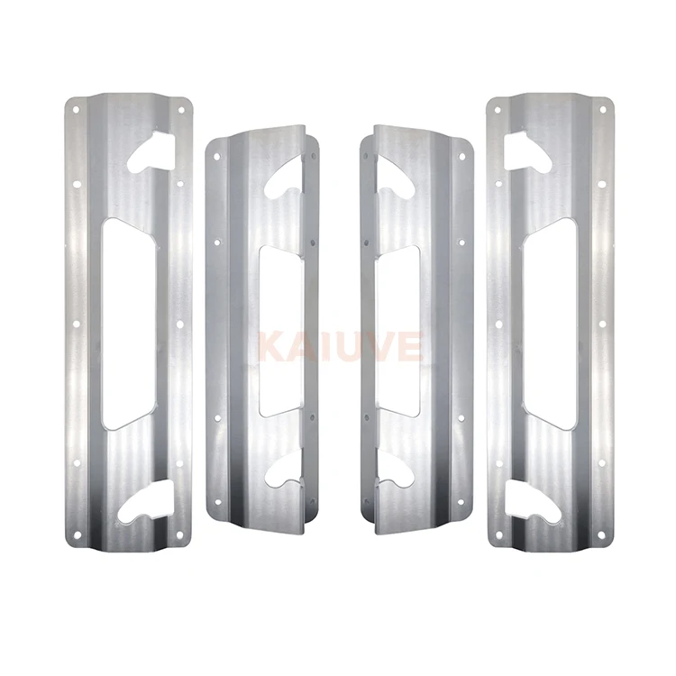 4PC side box groove Stainless steel movable quick detachable side box groove for motorcycle aluminum alloy side box installatio