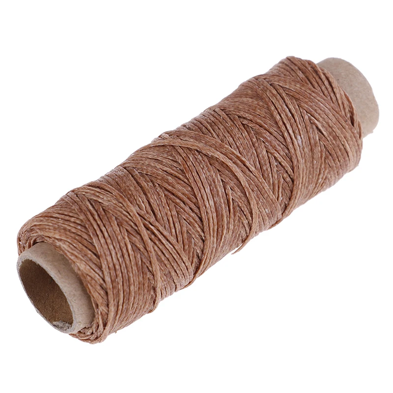 High Quality Durable 240 Meters 1mm 150D Leather Waxed Thread Cord for DIY Handicraft Tool Hand Stitching Thread