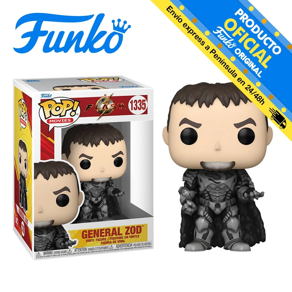 Funko Pop! The Flash - General Zod, 65594, 1335, original, toys, boys, girls, gifts, collector, figures, dolls, shop, with box, new, man, woman, official license