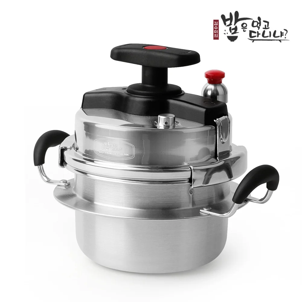 Do you eat Kim Soo-mi's rice? Clad metal 5-heavy safety ultra-high pressure cooker triple pressure cooker 1.2L (for 3-4 people) KRC-12KP 1.8L (for 5-6 KRC-18KP)