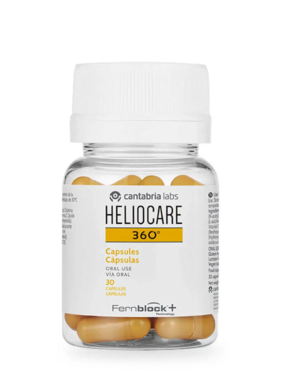 Heliocare 360 ° oral 30 capsules-protects your skin from the sun from the inside. Ideal for the months of greatest intensity.