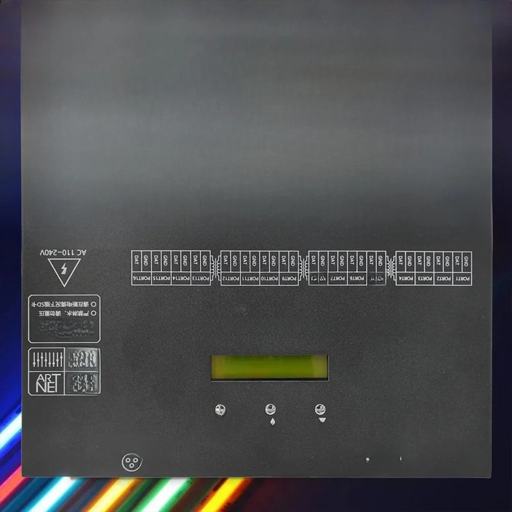 Nieuwe 96 Universe Artnet Resolume/Jinx Pixel Controller WS2815 WS2811 WS2812 Console Offline SD-speler - afbeelding 2