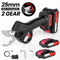 1200W 21V Brushless Electric Pruning Shears Rechargeable Landscaping Fruit Tree Electric Scissors Wireless Branch Pruning Tools