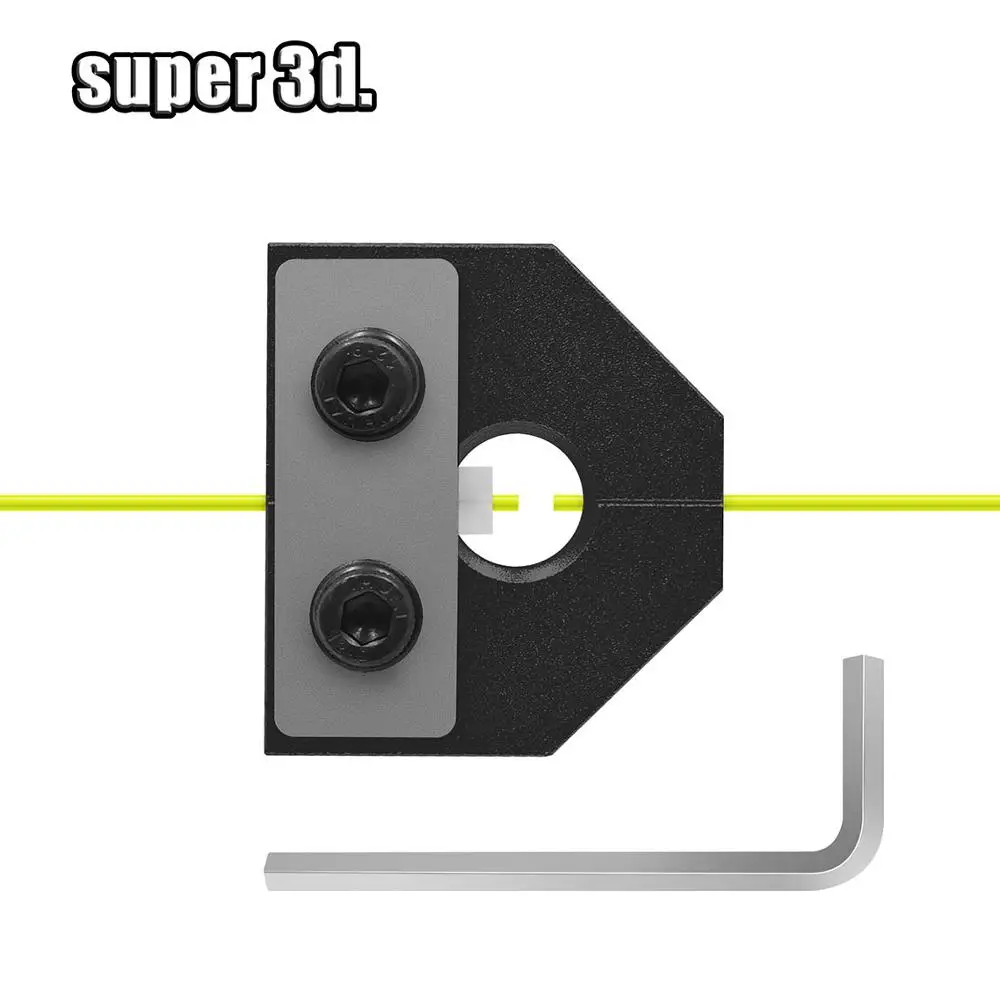 3D Printer Parts Filament Welder Connector 1.75mm PLA ABS TPU Filament Sensor For Ender 3Pro Anet SKR 3D Printer Aluminum Block