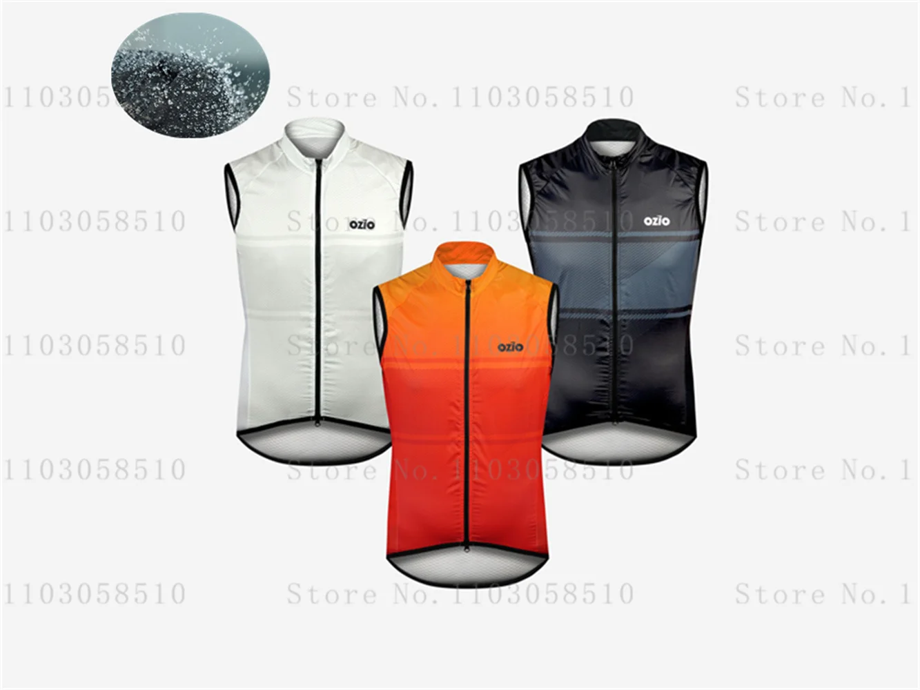 cycling windbreaker vest Lightweight compact protection against wind cold Super light Windproof Waterproof Vest Ropa Ciclismo