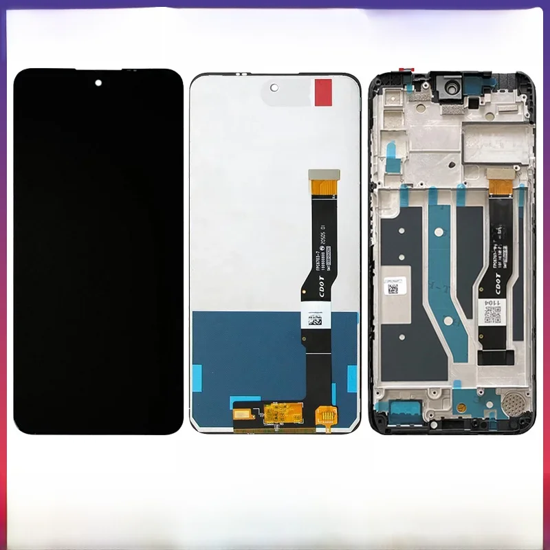 Dla TCL 20L oryginalny wyświetlacz LCD z ramką Panel Digitizer zgromadzenie naprawa części zamienne T774H T774B ekran dotykowy — zdjęcie produktu 7