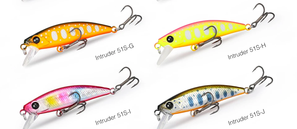TSURINOYA Intruder 51S Sinking Minnow Stream Fishing Lure 51mm 5,8g Künstlicher Hartköder für Forellen, Ajing, Jerkbait, Flussköder – Detail 26