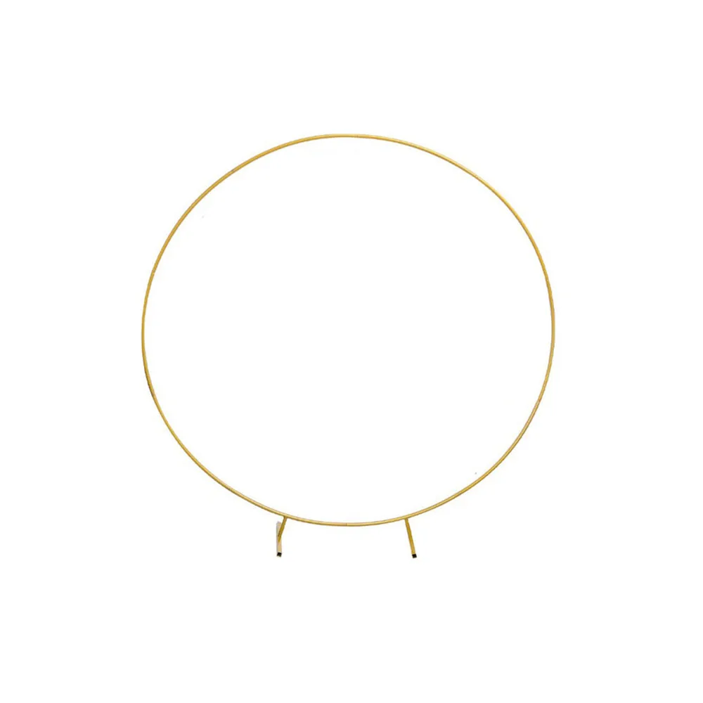 Ronde achtergrondstandaard / Cirkelvormig frame voor ballonnenboog – Gouden ronde boog voor bruiloften, verjaardagen, vrijgezellenfeesten, jubilea, evenementen en ceremonies