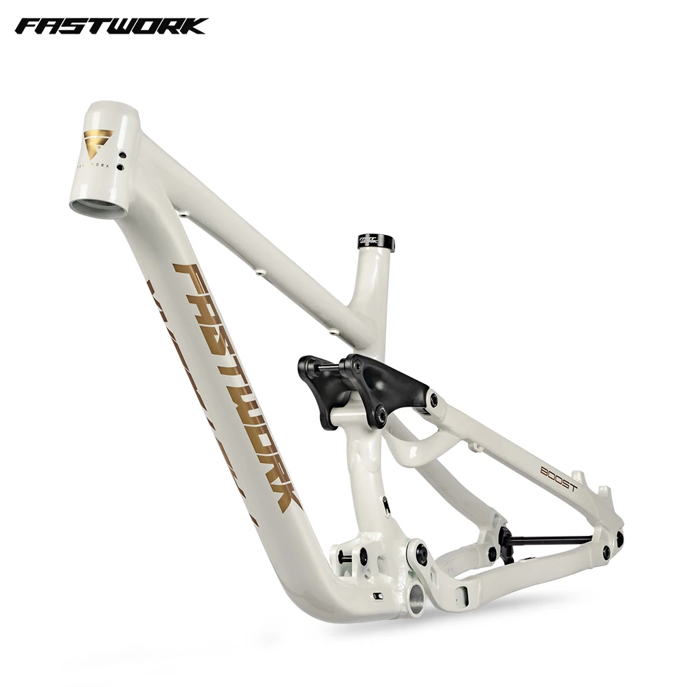 AliExpress NONE ENDURO Frame Aluminum Full Suspension Frame Soft Tail 27.5 29 Boost 12X148mm 4 Links MTB Rear Shock Downhill AM Enduro Framesets