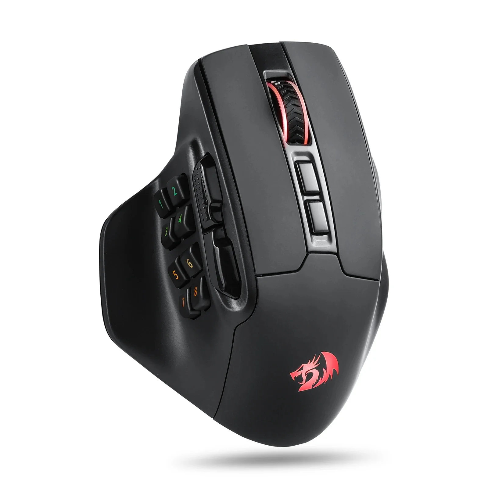 Redragon M811 PRO draadloze MMO-gamingmuis, 15 programmeerbare knoppen RGB-gamermuis, 10-zijdige macrotasten - afbeelding 2
