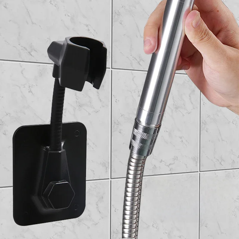 Support de Pomme de Douche Réglable à 360 °, Rail de Bain, Solide au Mur